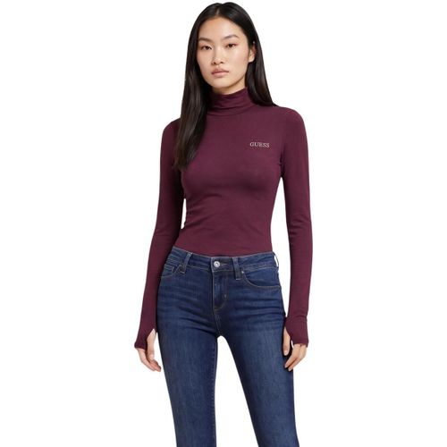 T-shirt GRETA HIGH NECK LS K V6BP11 K6907 - Guess - Modalova