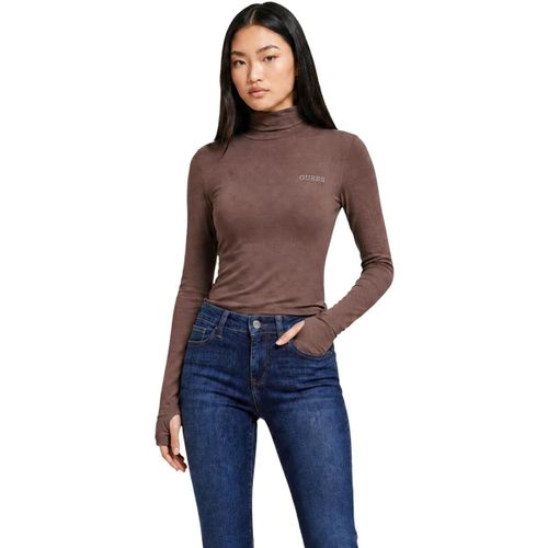 T-shirt GRETA HIGH NECK LS K V6BP11 K6907 - Guess - Modalova