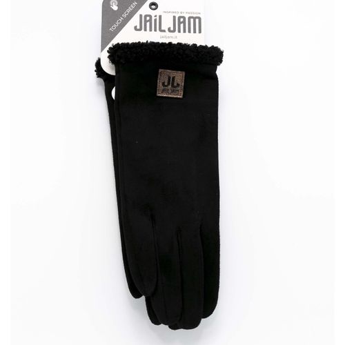 Accessoires Honey Bee Guanti Finto Camoscio C/Bordino Pelo - Jail Jam - Modalova