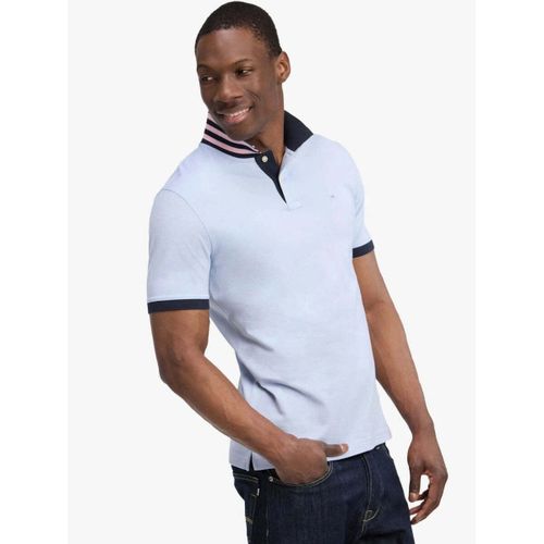 T-shirt Polo bleu en coton - Eden Park - Modalova