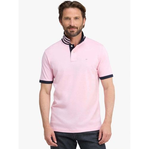T-shirt Polo rose en coton - Eden Park - Modalova