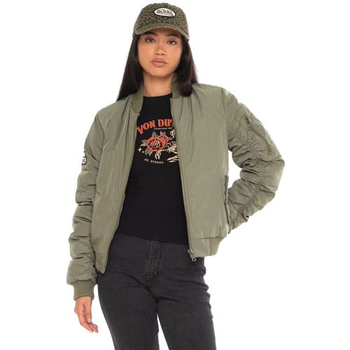 Doudounes Doudoune courte intérieur imprimé avec zip poches et patch Pimp - Von Dutch - Modalova