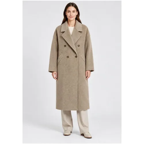 Manteau Manteau Long F, Beige - Kebello - Modalova