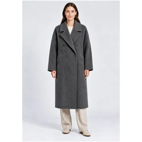 Manteau Manteau Long F, Gris - Kebello - Modalova