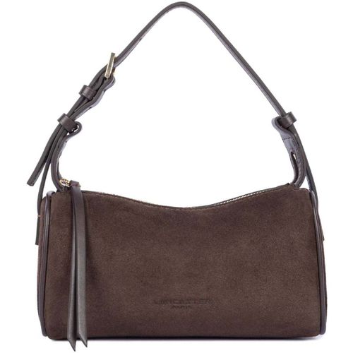 Sac à main Sac rectangle Zippé S Suède Marron - LANCASTER - Modalova