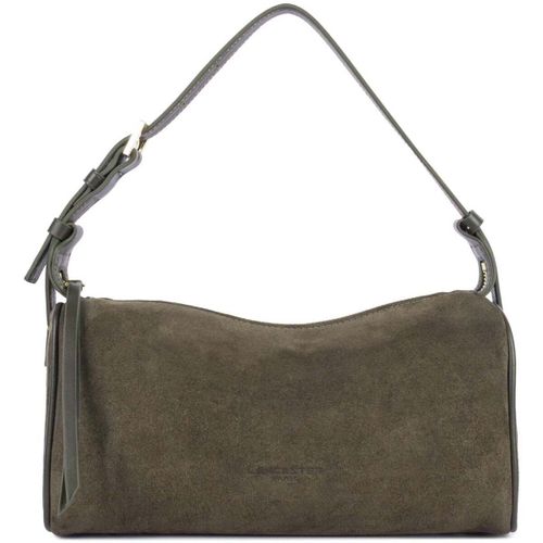 Sac à main Sac rectangle Zippé M Suède Kaki - LANCASTER - Modalova