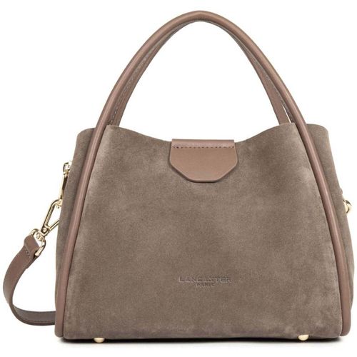 Sac à main Sac à main Aimantée S Suède Ida Taupe - LANCASTER - Modalova