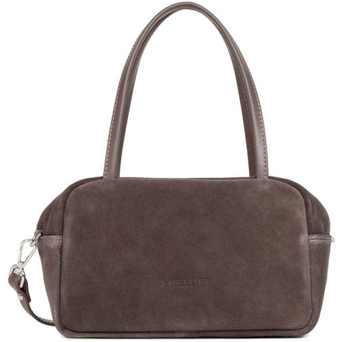 Sac à main Sac à main Zippé M Suède IT Marron - LANCASTER - Modalova