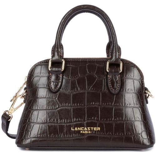 Sac à main Sac demi lune Zippé S Exo Marron Foncé - LANCASTER - Modalova