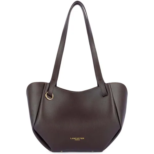 Cabas Sac cabas épaule Avec Pression Sierra Haus Marron Foncé - LANCASTER - Modalova