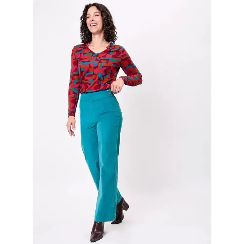 Pantalon Pantalon droit large velours côtelé bio OSCAR - La Fiancee Du Mekong - Modalova