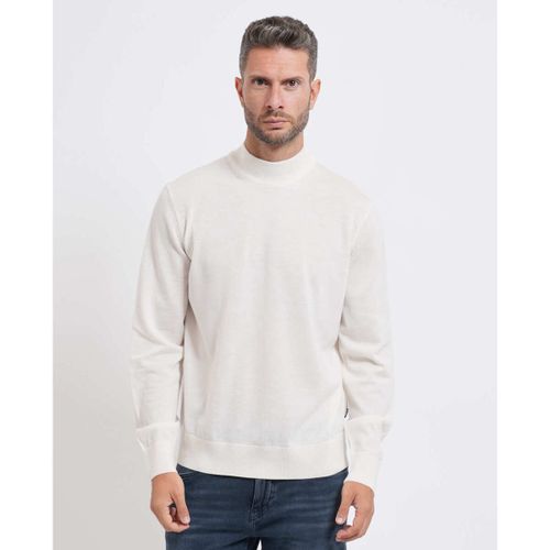 Pull Pull à col roulé en laine extra fine - BOSS - Modalova