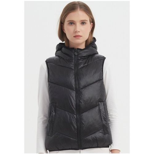 Manteau Doudoune sans manches F, Noir - Kebello - Modalova