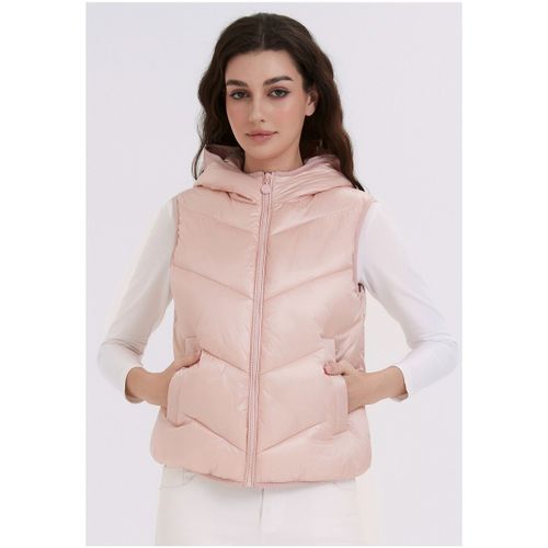 Manteau Doudoune sans manches F, Rose - Kebello - Modalova