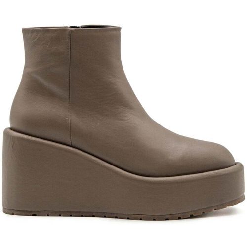 Bottines NORA NAPPA TAUPE - PALOMA BARCELÓ - Modalova