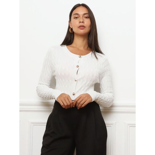 Gilet Gilets, cardigans - Blanc - La Modeuse - Modalova