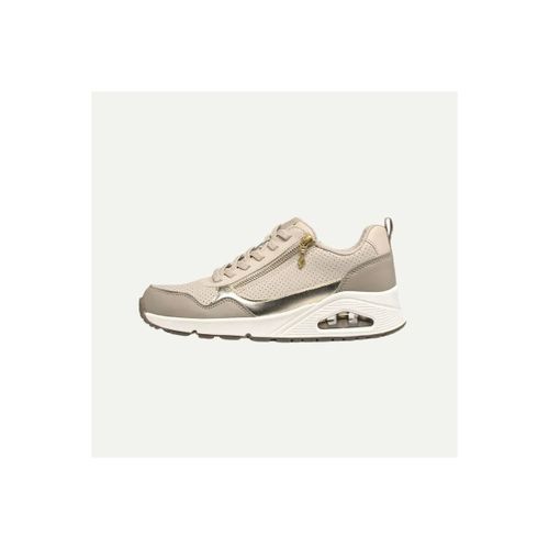 Baskets BASKET ZIP UNO METALLIC TAUPE - Skechers - Modalova