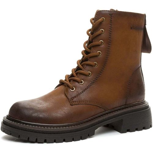 Bottines Women's Beige Combat Boots - Keddo - Modalova