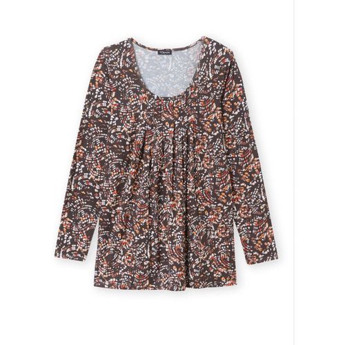 T-shirt Tunique en maille extensible - Daxon - Modalova