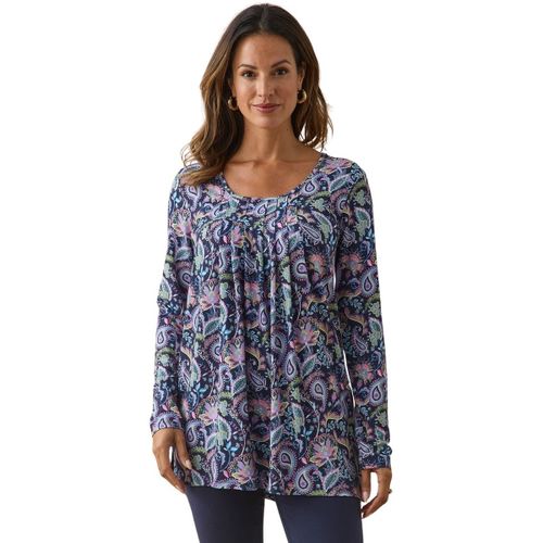 T-shirt Tunique en maille extensible - Daxon - Modalova