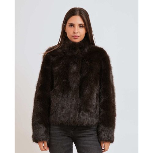 Manteau Blouson en fausse fourrure - Yes Zee - Modalova