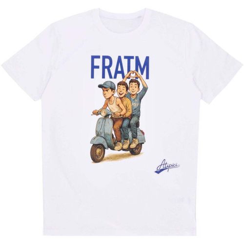 T-shirt Maglietta Uomo Fratm Tee White - Atipici - Modalova