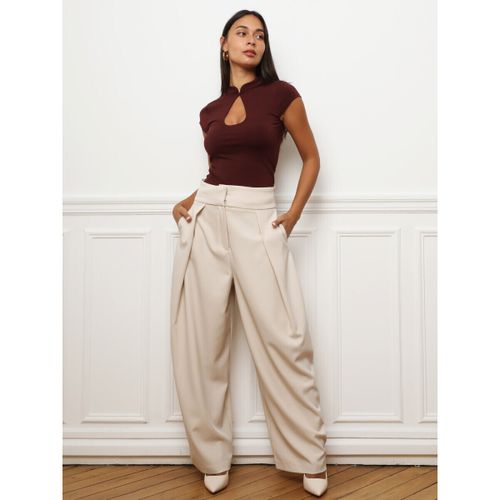 Pantalon Pantalons - Beige - La Modeuse - Modalova