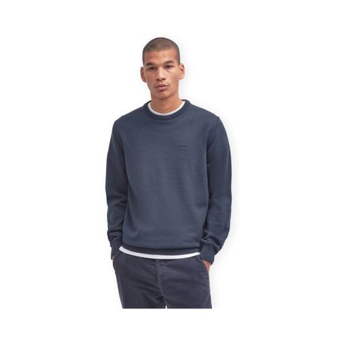 Pull Pima Cotton Crew Neck Jumper - Classic Navy - Barbour - Modalova