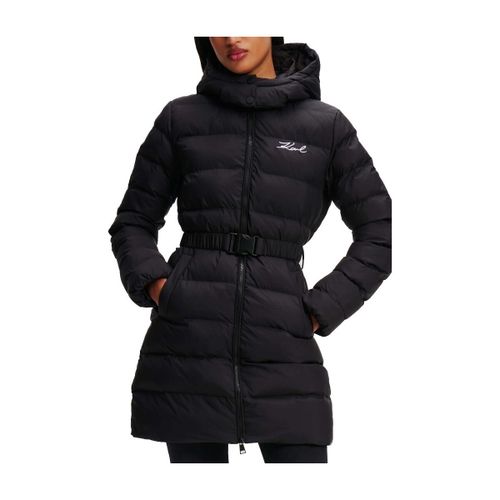 Manteau Lightweight Long Puffer - Karl Lagerfeld - Modalova