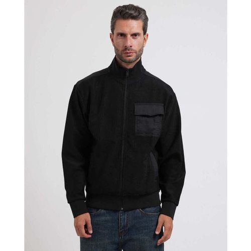 Sweat-shirt Blouson avec zip et col haut - BOSS - Modalova