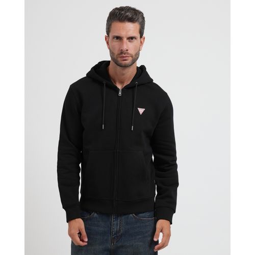 Sweat-shirt Sweat-shirt Jeans avec zip mini triangle - Guess - Modalova