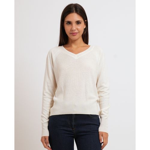 Pull Maille col V mélange de points - Pennyblack - Modalova