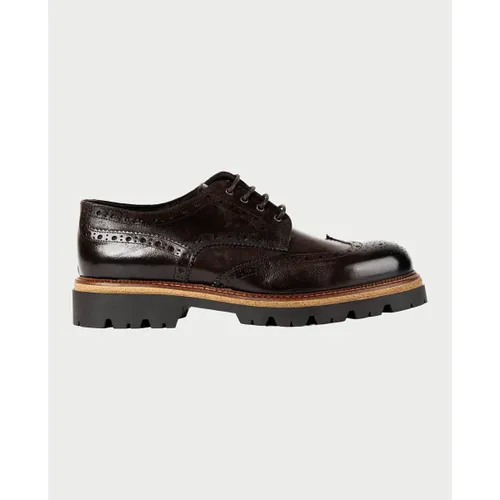 Ville basse Chaussures Derby cuir vieilli - Exton - Modalova
