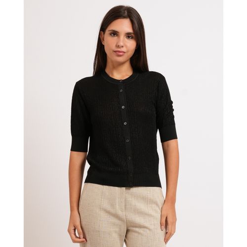 Pull Pull avec boutons et manches courtes - BOSS - Modalova