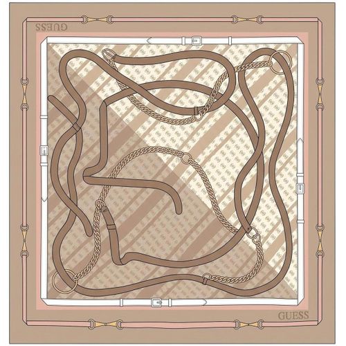 Echarpe YVONNE LOGO 120X120 AW5659 POL03 - Guess - Modalova
