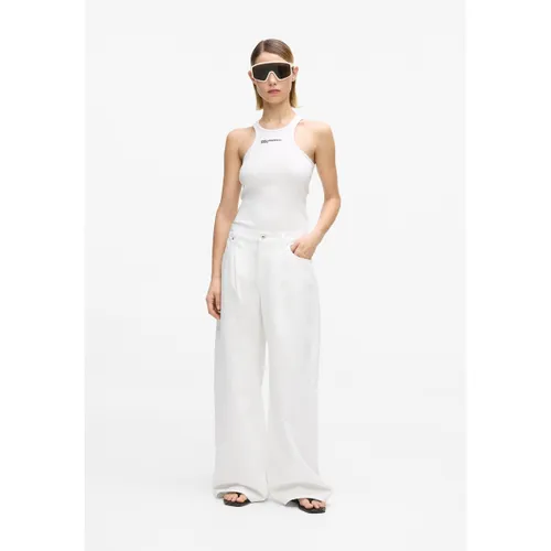 T-shirt Klj Ribbed Logo Tank - Karl Lagerfeld - Modalova