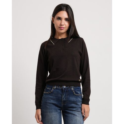 Pull Yes Zee Maille femme col polo - Yes Zee - Modalova