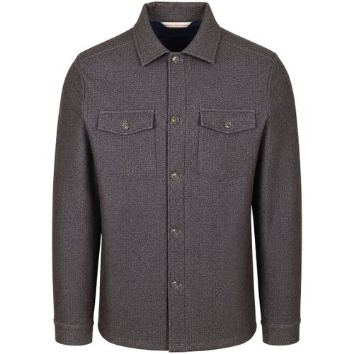 Sweat-shirt R2 Overshirt Button Herringbone Brown - R2 Amsterdam - Modalova