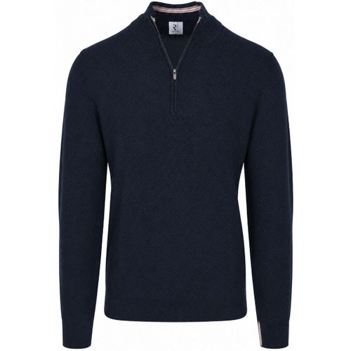 Sweat-shirt R2 Pullover Half Zip Structured Navy - R2 Amsterdam - Modalova