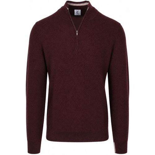 Sweat-shirt R2 Pullover Half Zip Structured Bordeaux - R2 Amsterdam - Modalova