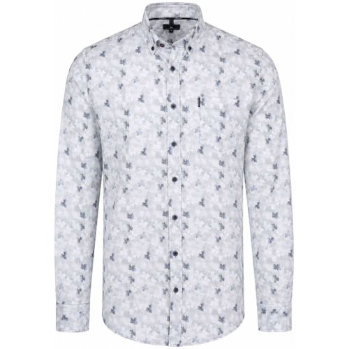 Chemise Chemise Imprimé Feuillage Gris-Bleu - State Of Art - Modalova