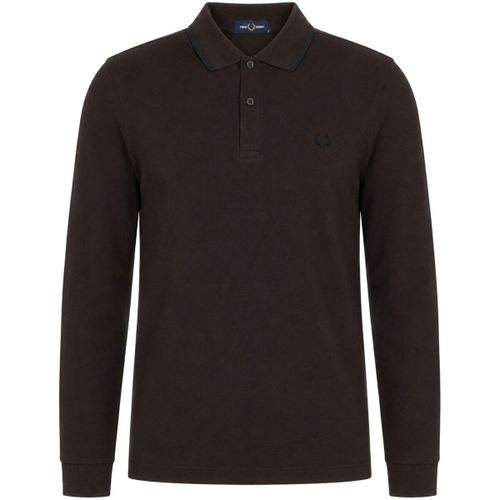 Sweat-shirt Polo Manches Longues Marron 86C - Fred Perry - Modalova