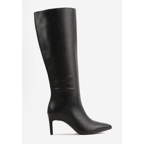 Bottes Bottes bout pointu à talon kitten - noir - Vera Collection - Modalova