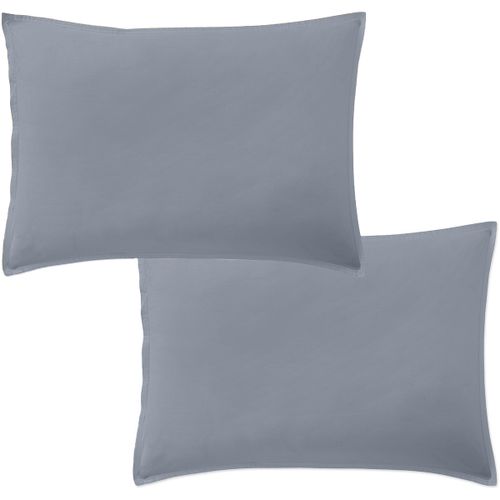 Taies d'oreillers, traversins Lot 2 taies d'oreiller Percale de Coton Lavé - Housse De Rêve - Modalova