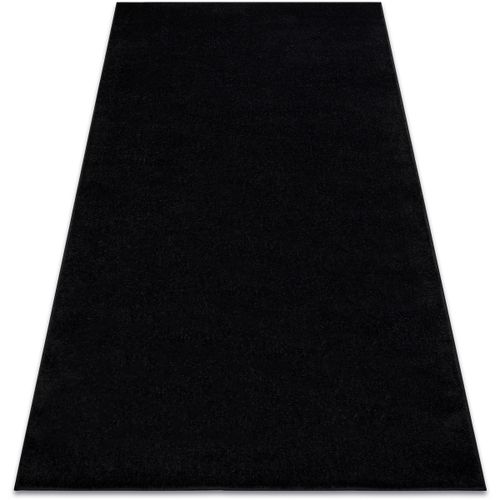 Tapis Tapis ETON PLUS noir, unicolore, uniforme, uni 80x150 cm - Rugsx - Modalova