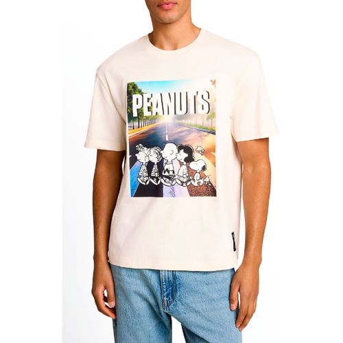 T-shirt Tee Shirt PEANUTS Ecru - Tom Tailor - Modalova