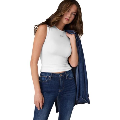 Blouses SL CN MINI LOGO TOP W6YP17 K3881 - Guess - Modalova