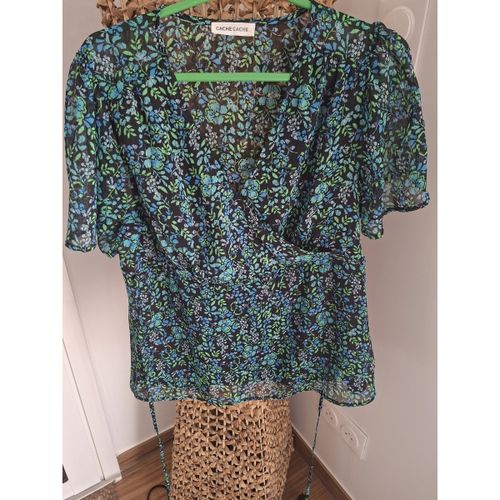 Blouses BLOUSE TRANPARENTE VERTE - Cache Cache - Modalova