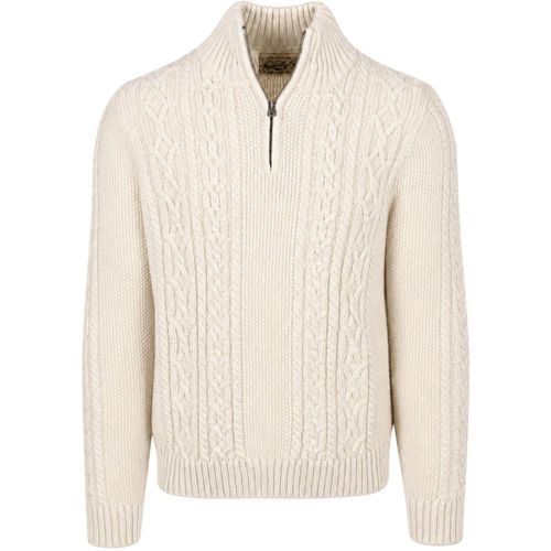 Sweat-shirt Half Zip Pullover Jacob Cable Ecru - Superdry - Modalova