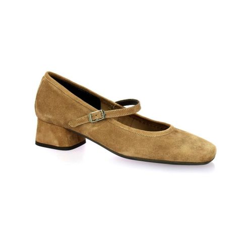 Ballerines Ballerines cuir velours muscade - Reqin's - Modalova